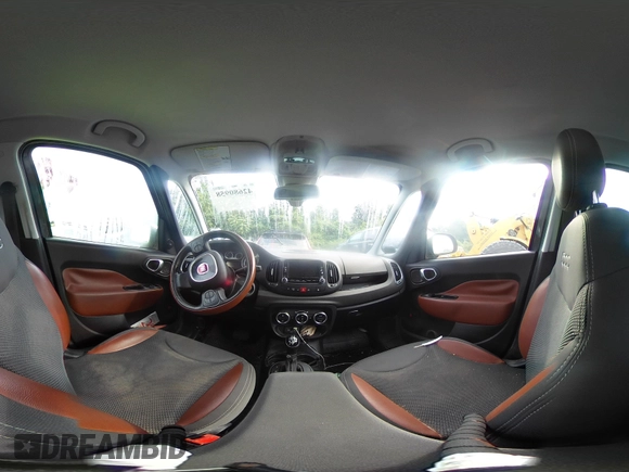 2014 FIAT 500L Trekking with VIN ZFBCFADH5EZ018176, listed as a IAAI auction lot 42680958 with 106,806 mi miles and . Bid and sale history available at DreamBid. Image 18.