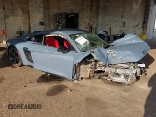 2023 Audi R8 performance quattro with VIN WUACEAFXXP7900496, listed as a IAAI auction lot 40968560 with Not Provided miles and . Bid and sale history available at DreamBid. Image 1.