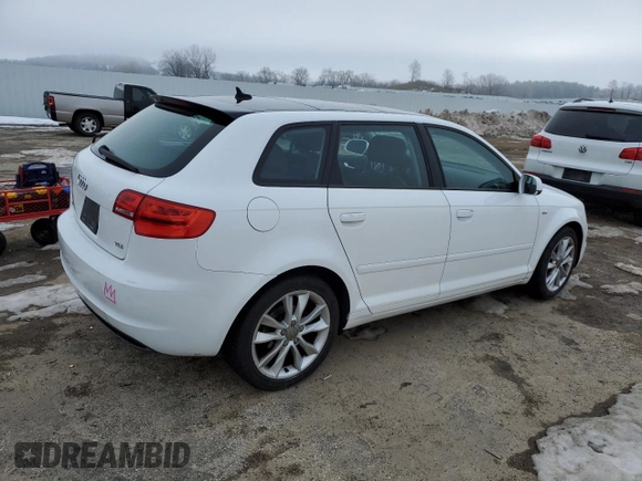 2012 Audi A3 2.0 TDI Premium with VIN WAUBJAFM3CA021636, listed as a Copart auction lot 40302014 with 107,396 mi miles and Non Repairable. Bid and sale history available at carsss.com. Image 3.