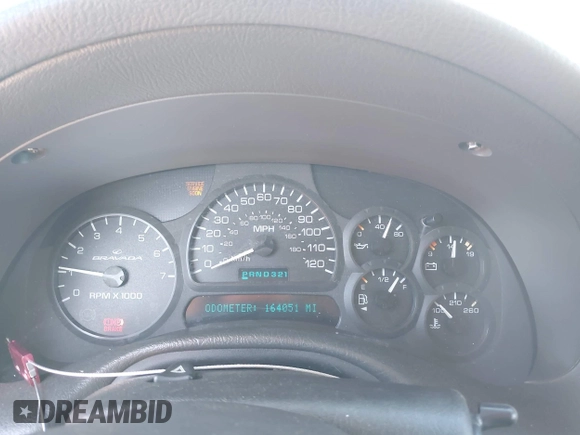 2004 Oldsmobile Bravada z VIN 1GHDT13S042255179, wystawiony jako IAAI lot #42092938 z przebiegiem 164 051 mil mil oraz . Historia ofert i sprzedaży dostępna na DreamBid. Obrazek 7.