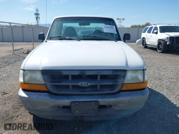 1999 Ford Ranger XL with VIN 1FTYR10C0XUA36539, listed as a IAAI auction lot 41865437 with 246,810 mi miles. Bid and sale history available at carsss.com. Image 6.