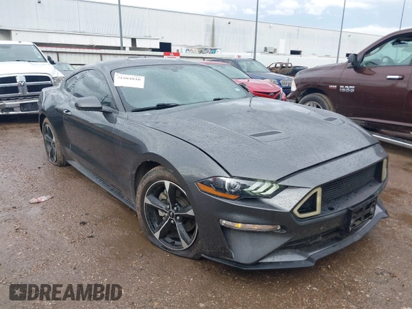 2018 Ford Mustang EcoBoost z VIN 1FA6P8TH2J5184485, wystawiony jako IAAI lot #41884810 z przebiegiem 74 999 mil mil oraz . Historia ofert i sprzedaży dostępna na DreamBid. Obrazek 1.