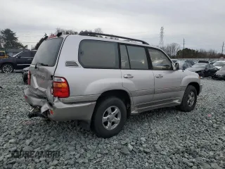 2001 Toyota Land Cruiser with VIN JTEHT05JX12004912, listed as a Copart auction lot 48230735 with 0 mi miles and Salvage Title. Bid and sale history available at carsss.com. Image 3.