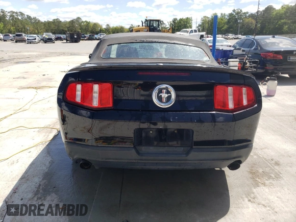 2012 Ford Mustang V6 with VIN 1ZVBP8EM0C5207975, listed as a Copart auction lot 52574655 with 161,516 mi miles and Salvage Title. Bid and sale history available at carsss.com. Image 6.