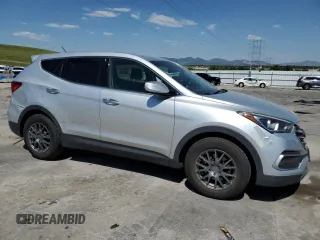 2018 Hyundai Santa Fe 2.4L with VIN 5XYZTDLB7JG548172, listed as a Copart auction lot 61970955 with 92,564 mi miles and Salvage title. Bid and sale history available at DreamBid. Image 4.
