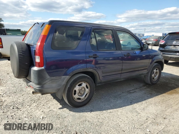 2002 Honda CR-V LX with VIN JHLRD68572C015341, listed as a Copart auction lot 81297734 with 174,567 mi miles and Salvage Title. Bid and sale history available at DreamBid. Image 3.