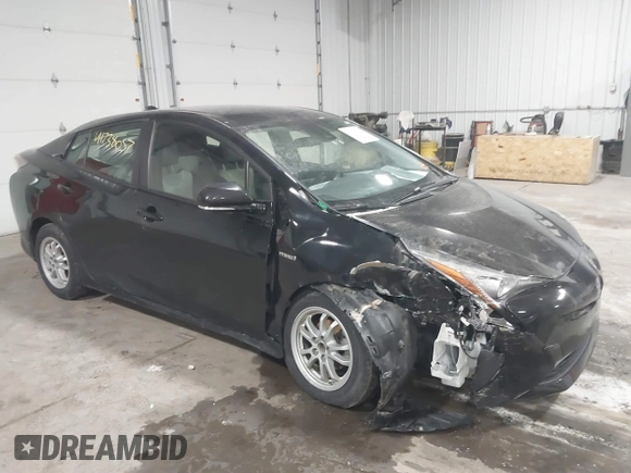 2017 Toyota Prius Two with VIN JTDKBRFU2H3044626, listed as a IAAI auction lot 41738057 with 81,932 mi miles. Bid and sale history available at carsss.com. Image 6.