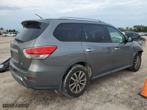 2015 Nissan Pathfinder S with VIN 5N1AR2MN2FC681275, listed as a Copart auction lot 63516874 with 225,368 mi miles and Clean Title. Bid and sale history available at carsss.com. Image 3.