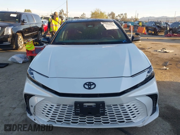2025 Toyota Camry LE with VIN 4T1DAACK0SU012643, listed as a IAAI auction lot 41756342 with 37,693 mi miles. Bid and sale history available at carsss.com. Image 12.