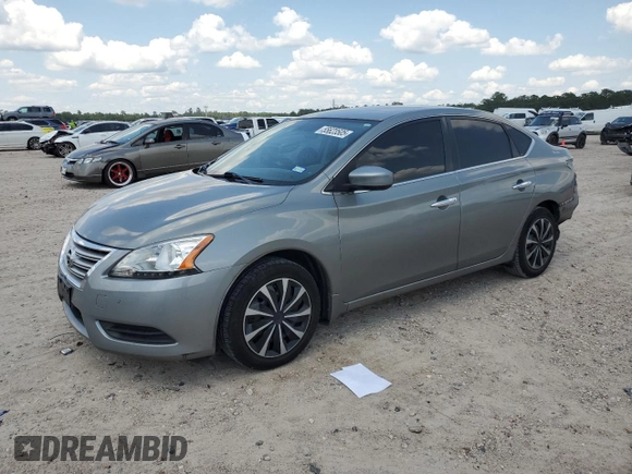 2013 Nissan Sentra FE+ S with VIN 3N1AB7AP1DL764339, listed as a Copart auction lot 55623505 with 110,986 mi miles and Salvage Title. Bid and sale history available at DreamBid. Image 1.
