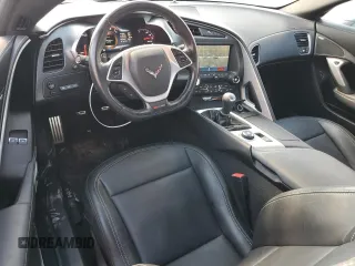 2019 Chevrolet Corvette Z06 2LZ with VIN 1G1YR2D62K5603808, listed as a Copart auction lot 72584024 with 20,285 mi miles and Salvage Title. Bid and sale history available at carsss.com. Image 8.