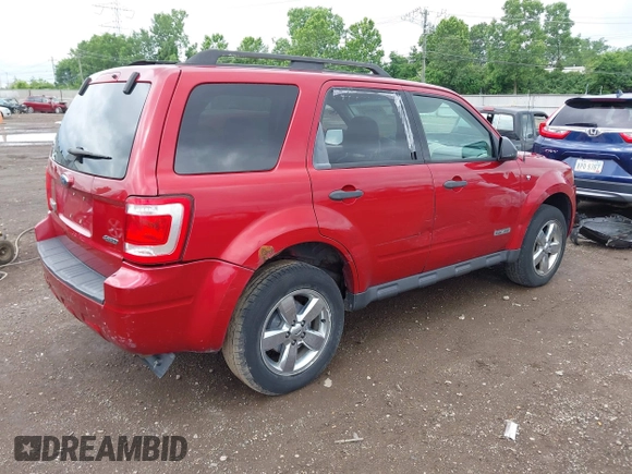 2008 Ford Escape XLT with VIN 1FMCU93138KC92071, listed as a IAAI auction lot 42489019 with 161,675 mi miles and . Bid and sale history available at DreamBid. Image 4.