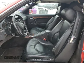 1999 Mercedes-Benz SL-Class with VIN WDBFA68F7XF175287, listed as a Copart auction lot 48520465 with 76,565 mi miles and Salvage Title. Bid and sale history available at carsss.com. Image 7.