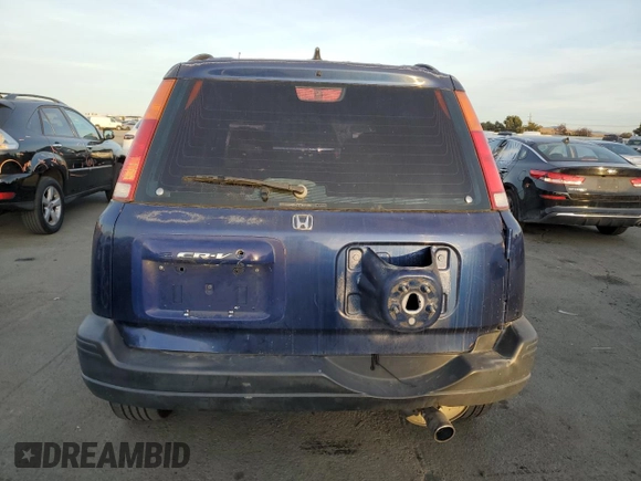 1999 Honda CR-V LX with VIN JHLRD1742XC066975, listed as a Copart auction lot 79447754 with 214,729 mi miles and Salvage Title. Bid and sale history available at carsss.com. Image 6.