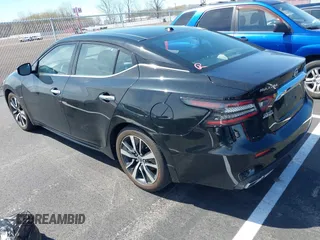 2019 Nissan Maxima SV with VIN 1N4AA6AV5KC377042, listed as a IAAI auction lot 41839754 with 53,962 mi miles and . Bid and sale history available at DreamBid. Image 3.