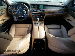 2014 BMW 7 Series 740Li with VIN WBAYE4C57ED137758, listed as a Copart auction lot 42347085 with 121,776 mi miles and Salvage Title. Bid and sale history available at carsss.com. Image 8.