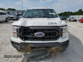 2022 Ford F-150 XL with VIN 1FTFX1E57NKD05538, listed as a Copart auction lot 58801425 with 53,392 mi miles and Salvage title. Bid and sale history available at DreamBid. Image 5.