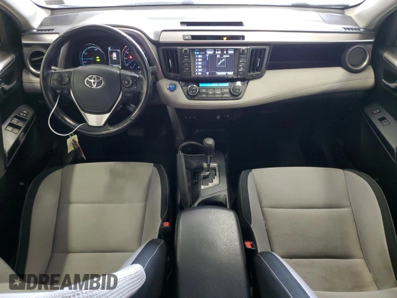 2016 Toyota RAV4 Hybrid XLE with VIN JTMRJREV0GD035203, listed as a Copart auction lot 54300225 with 153,369 mi miles and Salvage Title. Bid and sale history available at carsss.com. Image 8.