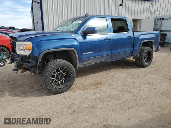 2015 GMC Sierra 1500 SLE z VIN 3GTU2UEC8FG211070, wystawiony jako Copart lot #44584615 z przebiegiem 172 940 mil mil oraz Szkoda całkowita • Salvage title. Historia ofert i sprzedaży dostępna na DreamBid. Obrazek 1.