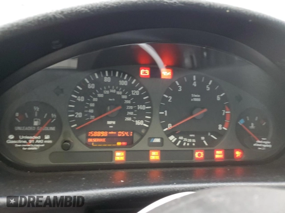 1998 BMW 3 Series M3 with VIN WBSBG933XWEY79977, listed as a Copart auction lot 81644094 with 158,898 mi miles and Clean Title. Bid and sale history available at carsss.com. Image 9.