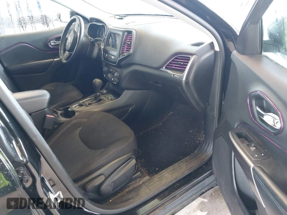 2019 Jeep Cherokee Latitude with VIN 1C4PJMCX9KD255382, listed as a IAAI auction lot 41903951 with 139,741 mi miles. Bid and sale history available at carsss.com. Image 5.