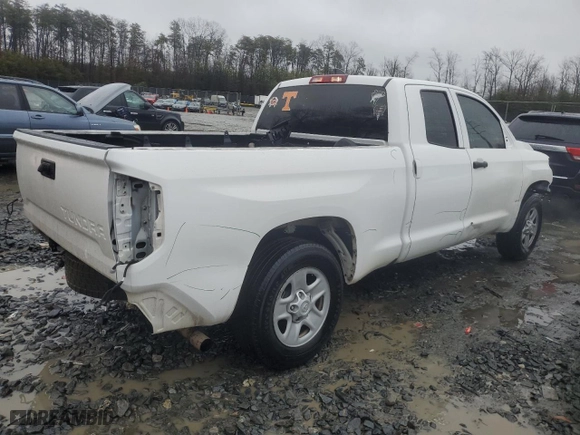 2021 Toyota Tundra 2WD SR with VIN 5TFRY5F12MX290218, listed as a Copart auction lot 43800345 with 147,981 mi miles and Salvage Title. Bid and sale history available at carsss.com. Image 3.