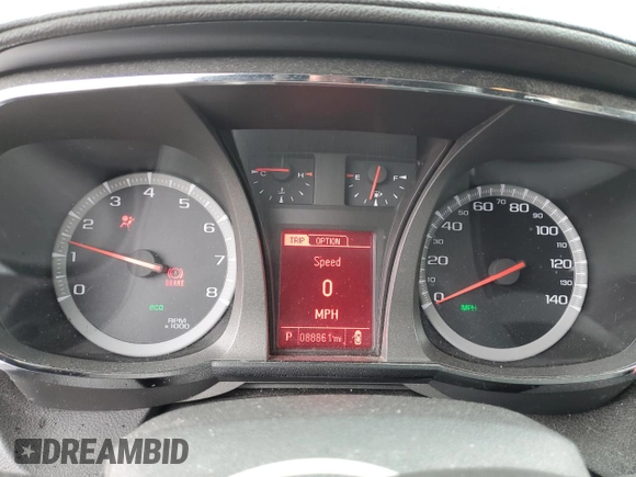 2017 GMC Terrain SLE with VIN 2GKFLTEK5H6338224, listed as a Copart auction lot 52865455 with 88,861 mi miles and Clean Title. Bid and sale history available at carsss.com. Image 9.