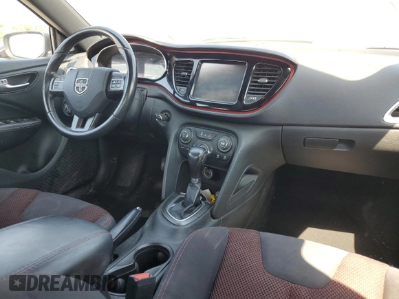 2015 Dodge Dart SXT with VIN 1C3CDFBB2FD277614, listed as a Copart auction lot 66575514 with 128,557 mi miles and Non repairable. Bid and sale history available at DreamBid. Image 8.