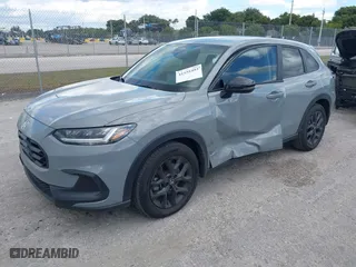 2024 Honda HR-V Sport with VIN 3CZRZ2H58RM778169, listed as a IAAI auction lot 41555493 with 10,270 mi miles. Bid and sale history available at carsss.com. Image 17.