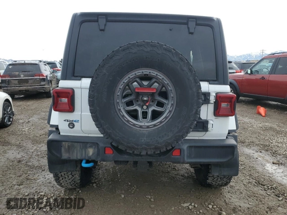 2022 Jeep Wrangler Unlimited Rubicon with VIN 1C4JJXR62NW171080, listed as a Copart auction lot 45918595 with Not provided miles and Salvage title. Bid and sale history available at DreamBid. Image 6.