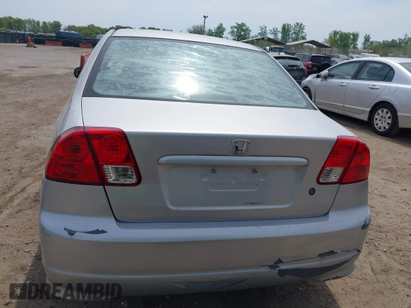 2005 Honda Civic VP with VIN 1HGES16395L004272, listed as a IAAI auction lot 42081185 with 190,587 mi miles and . Bid and sale history available at DreamBid. Image 6.