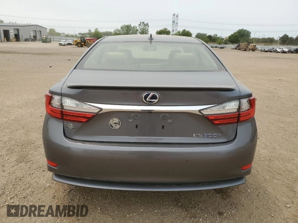 2016 Lexus ES 300h with VIN JTHBW1GG5G2103282, listed as a Copart auction lot 58801825 with 81,917 mi miles and Salvage title. Bid and sale history available at DreamBid. Image 6.