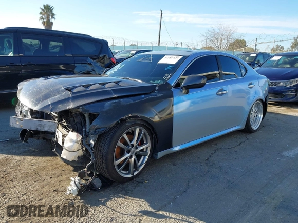 2006 Lexus IS 250 z VIN JTHBK262765017363, wystawiony jako IAAI lot #42205866 z przebiegiem 211 423 mil mil oraz . Historia ofert i sprzedaży dostępna na DreamBid. Obrazek 2.