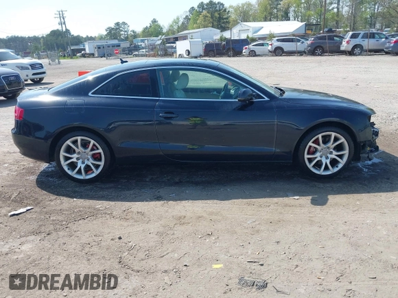 2012 Audi A5 Premium Plus with VIN WAULFAFR3CA003378, listed as a IAAI auction lot 42063495 with 134,258 mi miles and . Bid and sale history available at DreamBid. Image 13.