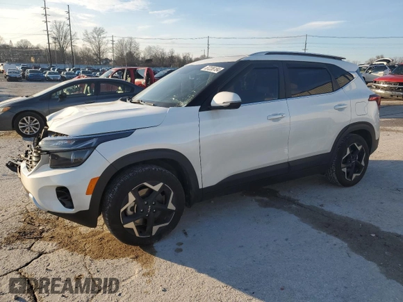 2024 Kia Seltos EX with VIN KNDERCAA9R7564013, listed as a Copart auction lot 87236184 with 30,724 mi miles and Salvage Title. Bid and sale history available at carsss.com. Image 1.
