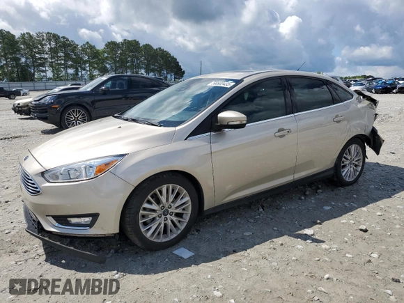 2017 Ford Focus Titanium с VIN 1FADP3J28HL256188, выставлен на аукционе Copart как лот 56500435 с пробегом 88 239 миль миль и Списание • Salvage title. История ставок и продаж доступна на DreamBid. Изображение 1.