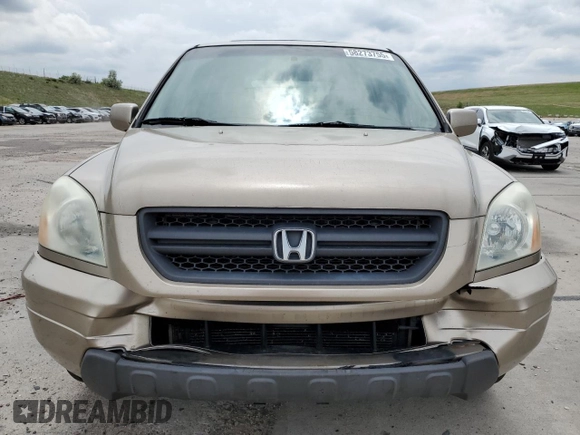 2005 Honda Pilot EX-L z VIN 2HKYF185X5H531689, wystawiony jako Copart lot #58273755 z przebiegiem 212 924 mil mil oraz Nie do naprawy • Non repairable. Historia ofert i sprzedaży dostępna na DreamBid. Obrazek 5.