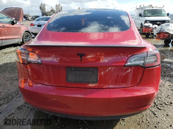 2020 Tesla Model 3 Long Range with VIN 5YJ3E1EB0LF712125, listed as a Copart auction lot 48514815 with 102,397 mi miles and Salvage Title. Bid and sale history available at DreamBid. Image 6.