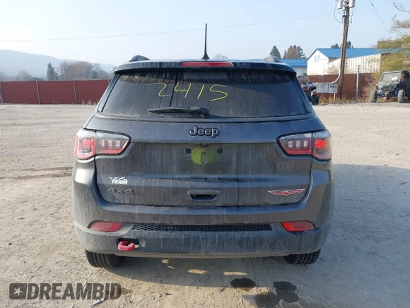 2019 Jeep Compass Trailhawk with VIN 3C4NJDDB9KT622415, listed as a IAAI auction lot 41779314 with 98,930 mi miles and . Bid and sale history available at carsss.com. Image 16.