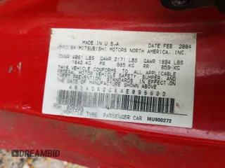 2004 Dodge Stratus SXT z VIN 4B3AG42G84E096602, wystawiony jako Copart lot #60720560 z przebiegiem 221 105 mil mil oraz Szkoda całkowita • Salvage title. Historia ofert i sprzedaży dostępna na DreamBid. Obrazek 10.
