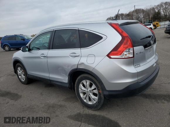 2014 Honda CR-V EX-L with VIN 2HKRM4H77EH659739, listed as a Copart auction lot 50413205 with 118,429 mi miles and Salvage Title. Bid and sale history available at carsss.com. Image 2.