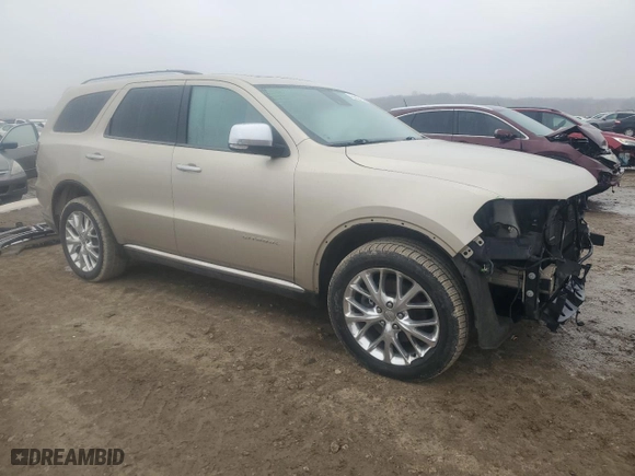 2015 Dodge Durango Citadel with VIN 1C4RDJEG2FC703324, listed as a Copart auction lot 42968865 with 147,833 mi miles and Salvage Title. Bid and sale history available at carsss.com. Image 4.