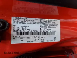 2014 Ford Focus SE with VIN 1FADP3F29EL427793, listed as a Copart auction lot 54443335 with 124,203 mi miles and Non Repairable. Bid and sale history available at carsss.com. Image 12.