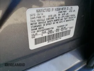 2015 Infiniti Q40 with VIN JN1CV6AP2FM501764, listed as a Copart auction lot 70809464 with 106,499 mi miles and Salvage Title. Bid and sale history available at carsss.com. Image 14.