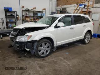 2012 Dodge Journey Crew with VIN 3C4PDDDG1CT275644, listed as a Copart auction lot 56838615 with Not provided miles and Salvage title. Bid and sale history available at DreamBid. Image 1.