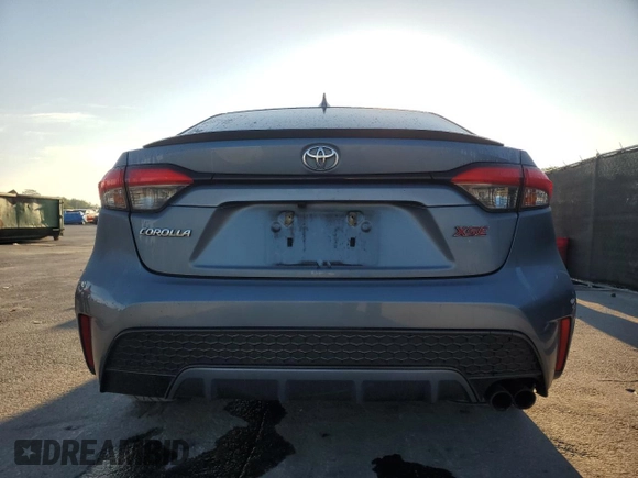 2020 Toyota Corolla XSE with VIN JTDT4RCE0LJ022138, listed as a Copart auction lot 50644235 with 83,370 mi miles and Salvage Title. Bid and sale history available at carsss.com. Image 6.