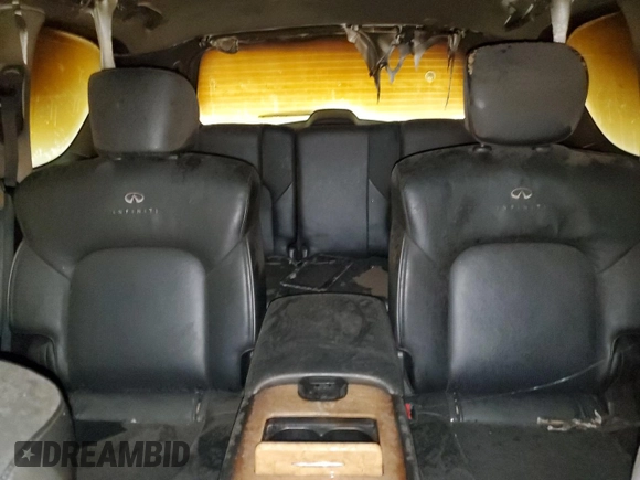2013 Infiniti QX56 z VIN JN8AZ2NF2D9550941, wystawiony jako Copart lot #70451624 z przebiegiem Nie podano mil oraz Szkoda całkowita • Salvage title. Historia ofert i sprzedaży dostępna na DreamBid. Obrazek 10.