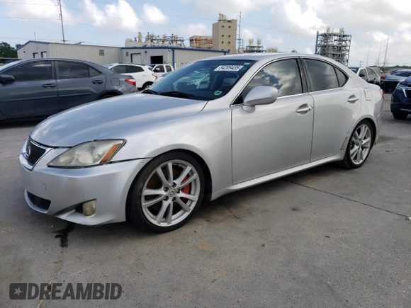 2006 Lexus IS 350 z VIN JTHBE262165010061, wystawiony jako Copart lot #54209435 z przebiegiem 217 698 mil mil oraz Szkoda całkowita • Salvage title. Historia ofert i sprzedaży dostępna na DreamBid. Obrazek 1.