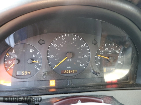2000 Mercedes-Benz M 320/430/500 with VIN 4JGAB72E2YA185234, listed as a Copart auction lot 83479684 with 209,491 mi miles and Clean title. Bid and sale history available at DreamBid. Image 9.