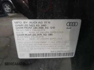 2017 Audi Q5 Premium Plus z VIN WA1L2AFP5HA030211, wystawiony jako Copart lot #46782525 z przebiegiem 139 496 mil mil oraz Szkoda całkowita • Salvage title. Historia ofert i sprzedaży dostępna na DreamBid. Obrazek 14.